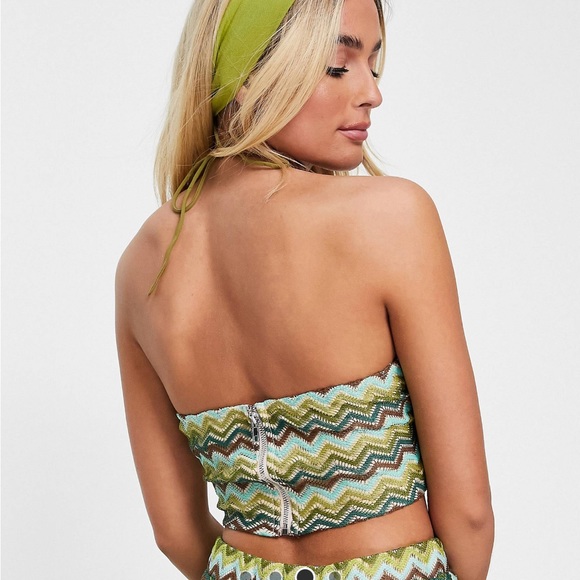 Sisters of The Tribe Halterneck Crop Top - Picture 3 of 4